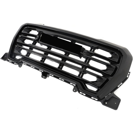 Findmall Front Mesh Grille Assembly for 2019-2021 GMC Sierra 1500, Gloss Black