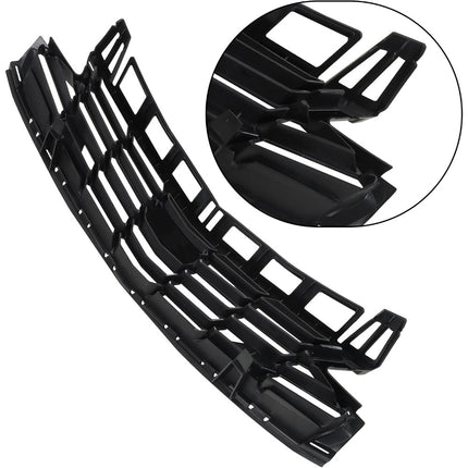 Findmall 2-Piece Black Front Upper and Lower Bumper Grille Set Replacement for Camaro LT and LS 2019-2024 84047465 84112283