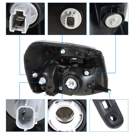 Findmall Headlight Headlamp Assembly Halogen Replacement for Equinox 2005 2006 2007 2008 2009 Driver Side Left LH Passenger Side Right RH Replacement for GM2503254 GM2502254