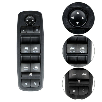 Findmall Front Left Driver Side Master Power Window Switch Replcaement for 2011-2012 300 2015-2017 200 2011-2014 Charger 68139805AA 68139805AB 68139805AC