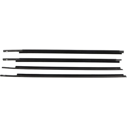 Findmall Door Belt Weatherstrip Molding Kit for 2008-2020 Toyota Sequoia, 4-Piece