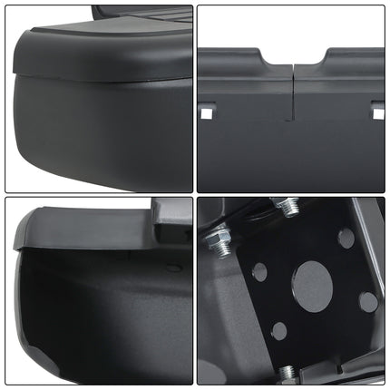 Findmall Steel Rear Step Bumper for 1995-2004 Toyota Tacoma Black Chrome TO1102214 TO1102215