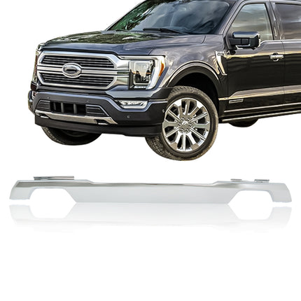 Findmall Front Bumper Skid Plate for 2021‑2023 Ford F150, Chrome, Replacement for ML34‑17F771‑ACW