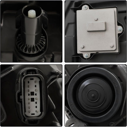 Findmall Headlight Assembly for 2017–2019 Ford Fusion Front Left Driver Side, Replaces HS7Z-13008-H