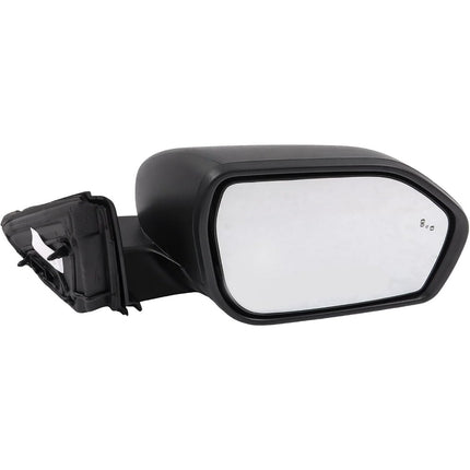 Findmall Right Passenger Side Power Heated Side View Mirror w/Blind Spot Detection Textured Puddle Lamp 8-Pins
