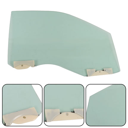 Findmall Tempered Front Door Window Glass for 2015-2024 F-150 Driver or Passenger Side Green Tint