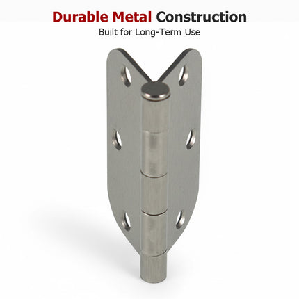 findmall 3.5 Inch Door Hinges- Oil Rubbed Bronze, 5/8" Radius Corners, Heavy Duty Hinges for Interior & Exterior Doors
