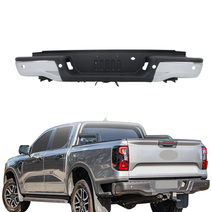 Findmall Chrome Rear Step Bumper for 2019-2023 Ford Ranger, FO1103231