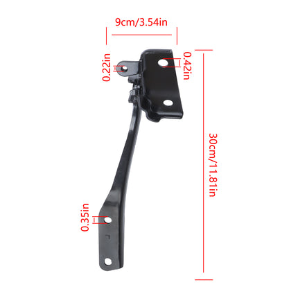 Findmall Hood Hinge Set for 2020-2025 Subaru Outback & Legacy, Black, 2-Piece