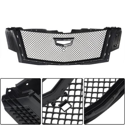 Findmall Black Honeycomb Front Upper Bumper Grille Replacement for Escalade 2015-2020