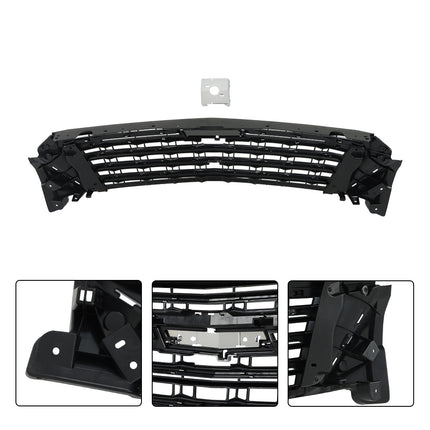 Findmall Front Upper Grille with Chrome Hood Trim Surround Replacement for Traverse 2022-2023