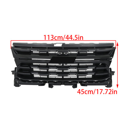 Findmall Glossy Black Front Grille Frame Kit Replacement for Colorado 2021-2022