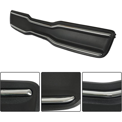 Findmall Front Upper Grille for 2014-2016 Kia Soul, Black with Chrome Trim