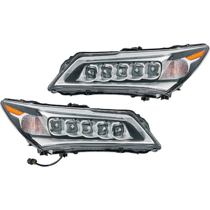 Findmall Headlight Assembly Pair Replacement for Acura MDX 2014-2016