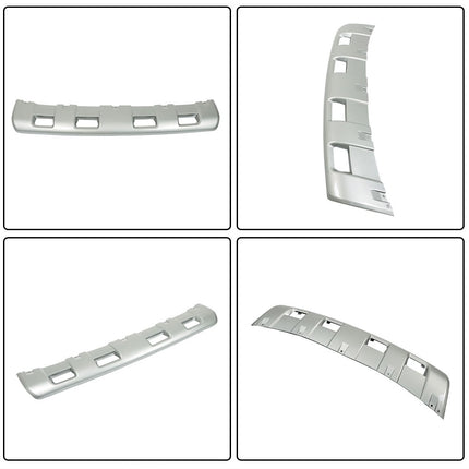 Findmall Front Bumper Lower Valance Panel Skid Plate for 2020‑2022 Ford Explorer, Silver Plastic