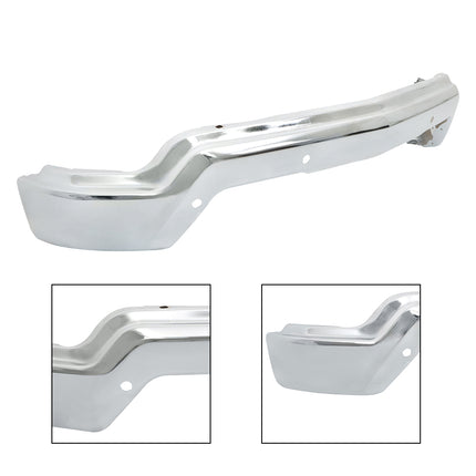 Findmall Chrome Steel Front Bumper Face Bar with Parking Sensor Holes Replacement for 2022-2023 Chevrolet Silverado 1500