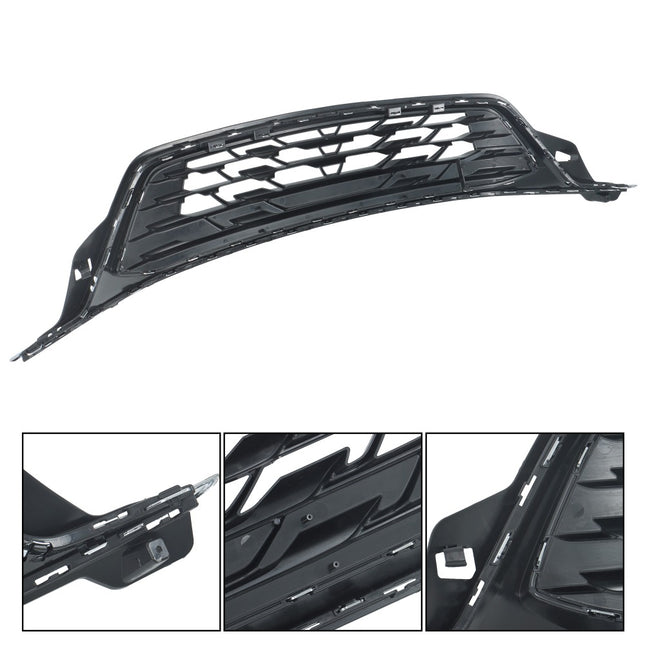 Findmall Front Upper Bumper Grille with Chrome Surround Replacement for Encore GX