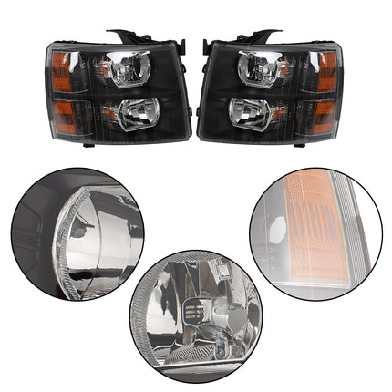 Findmall Headlight Assembly Replacement for Silverado Left LH Right RH