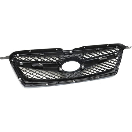 Findmall Front Upper Grille for 2010-2012 Subaru Legacy, Chrome Frame with Black Insert