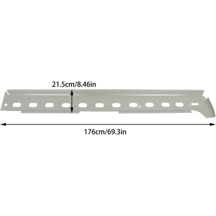Findmall Inner Rocker Panel Pair for Dodge Ram 1500 2002-2008 and 2500 3500 2003-2008 Quad Cab, Silver