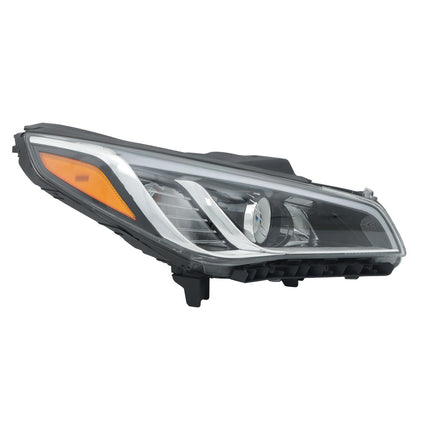 Findmall Headlight Assembly for 2015–2017 Hyundai Sonata Front Right Passenger Side, Replaces HY2503183