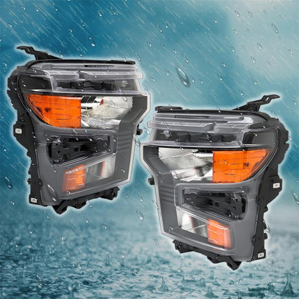 Findmall Headlight Replacement for Silverado 1500 Front LH RH