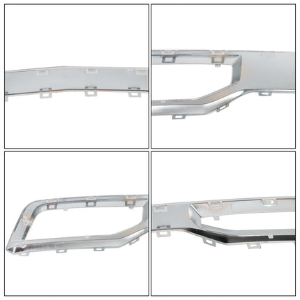 Findmall Front Bumper Skid Plate Trim for 2019‑2021 Chevrolet Silverado 1500, Chrome Plastic, Replacement for 84176756