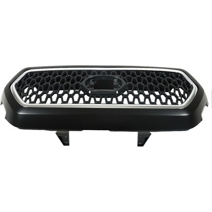 Findmall Front Upper Grille Assembly for 2016-2021 Toyota Tacoma, Matte Black