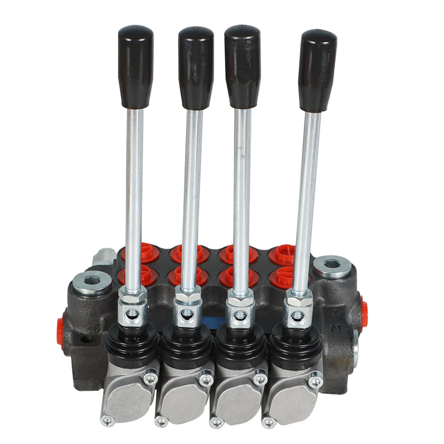 findmall Hydraulic Control Valve 4 Spool 11 GPM Standard Double Acting Cylinder BSPP Interface