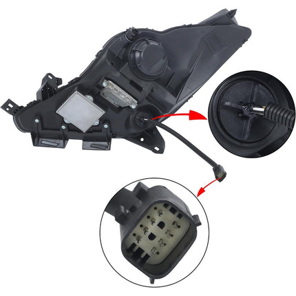 Findmall Headlight Assembly Pair Replacement for Corvette 2014-2019