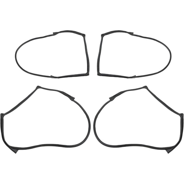 Findmall Door Window Weatherstrip Kit for 2007-2018 Jeep Wrangler, 4-Piece
