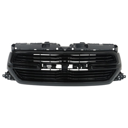 Findmall Front Upper Bumper Mesh Grille with Frame and Base Replacement for Ram 1500 2019-2022