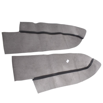 Findmall 2Pcs Black Front Door Panels Armrest Leather Cover Replacement for 2007-2012 Honda CR-V CRV