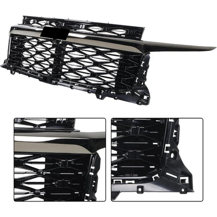 Findmall Black Front Upper Grille Molding Trim Replacement for Traverse Z71 2024-2026 26588990