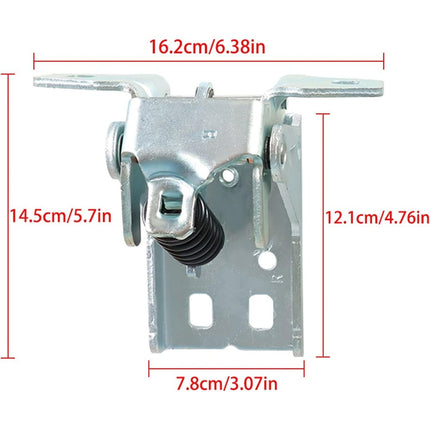 2PCS Door Hinge Upper Left Right Side Silver Replacement for 1994-2002 1500 2500 3500 55075956AC 55075957AC