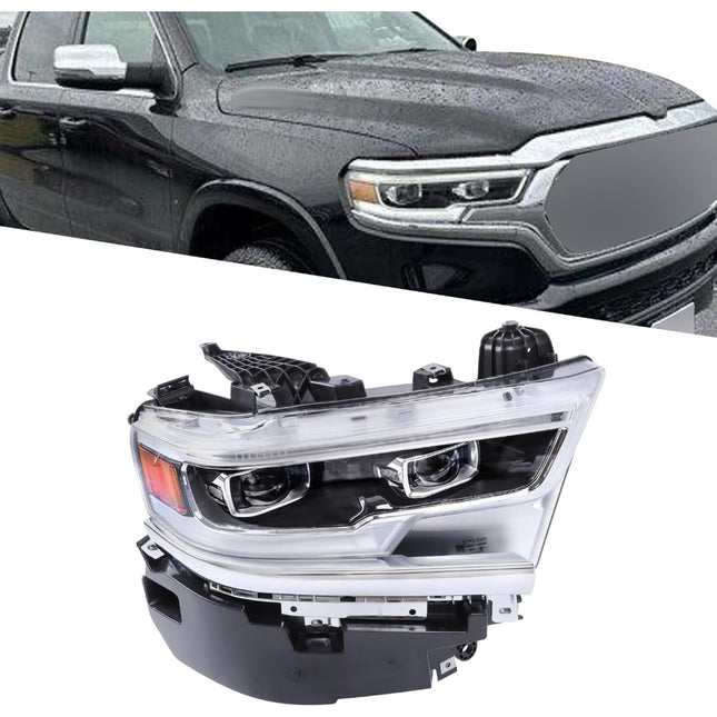 Findmall Headlights Assembly Replacement for Ram 1500 2019-2024 with AFS