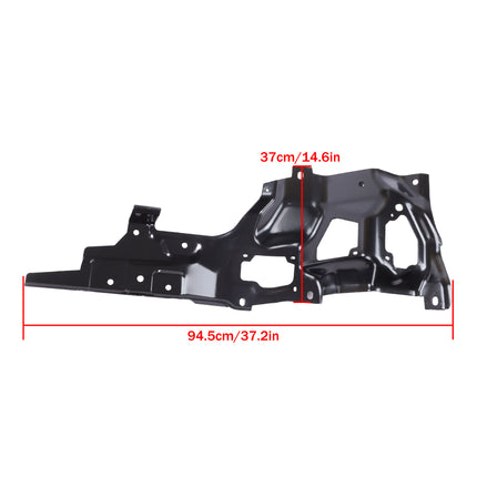 Findmall Front Bumper Brackets for 2023-2025 Chevrolet Silverado 2500 HD and 3500 HD, Black, Left and Right Pair