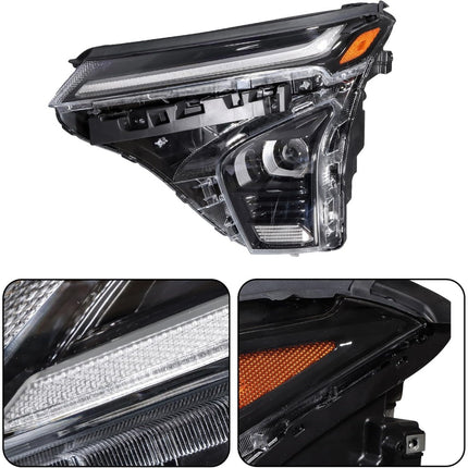 Findmall Headlight Assembly Pair Replacement for Trax ACTIV/LT 2024-2025