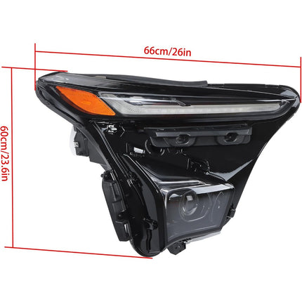 Findmall Headlight Assembly RH Replacement for Bolt EUV 2022-2023 42788714