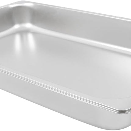 Findmall 2 Set Stainless Steel Pans Full Size 2.5 Inch Deep Steam Table Pan | For Food Warmer, Cooking and Commercial Kitchen