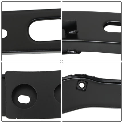 Findmall Steel Rear Step Bumper for 1995-2004 Toyota Tacoma Black Chrome TO1102214 TO1102215