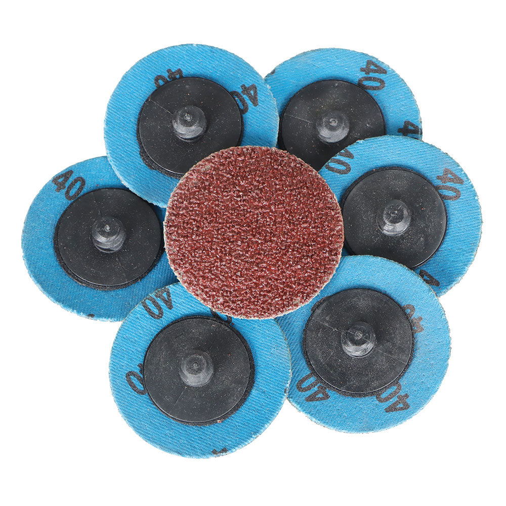 findmall 80Pcs Sanding Discs Set, 2 Inch Discs with 1/4 Inch Holder Quick Change Disc for Die Grinder Surface Prep Strip Grind Polish Burr Finish Rust Paint Removal