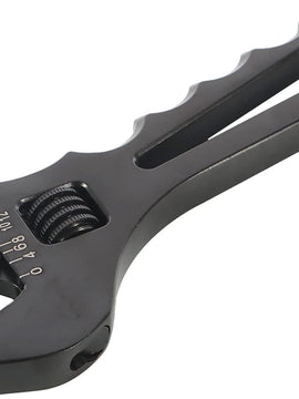 3AN-16AN Adjustable Wrench Black Aluminum Tool Spanner for Hose End Fitting