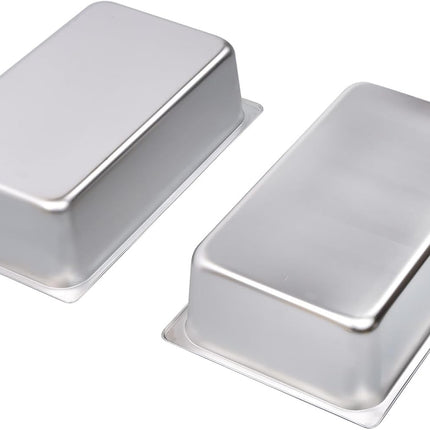 Findmall 2 Set Stainless Steel Hotel Pan 6 Inch Deep Full Size | Steam Table Pans, for Steam Tables, Restaurants, Catering and Industrial Use