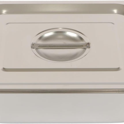 Findmall 8 Set Stainless Steel Hotel Pans Steam Table Pan | With Lids 0.8mm Thick for Storing Hot and Cold Food
