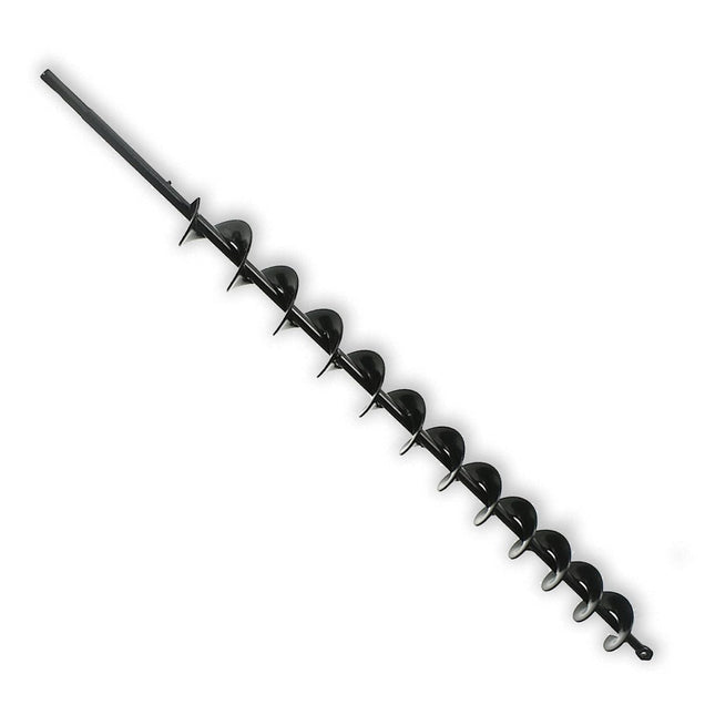 Findmall Auger Drill Bit, Earth Auger Bit for 3/8" Hex Drive Drill, 24 Inch Length Garden Planting Auger for Post Holes, Bulb Planting & Soil Digging