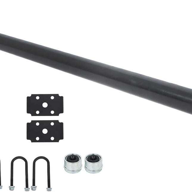 Findmall 2,000 lb Trailer Axle with U-Bolt Kit, 4 on 4 in, 58 in Hub Face