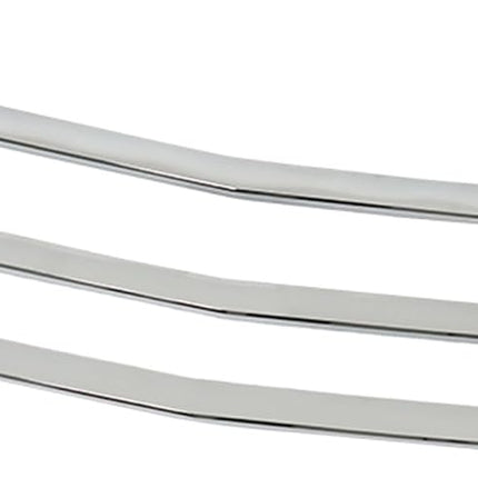Findmall 3-Piece Chrome Front Upper Grille Overlay Molding Trim Kit Replacement for Silverado 2016-2018