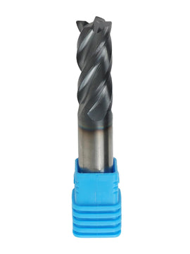 1PCS 1/2 Inch 4 Flute Helix Carbide End Mill Fit for Machining Flat Surfaces Steps Grooves Formed Surfaces and Cutting Workpieces on Milling Machines