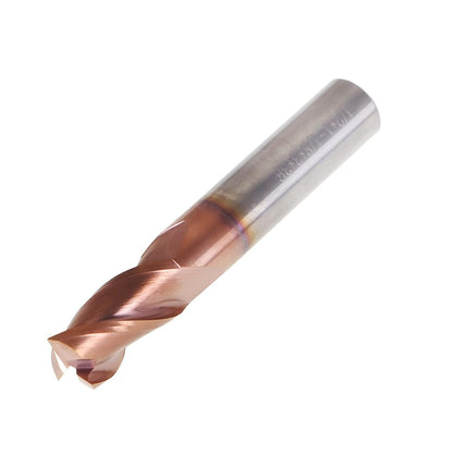 findmall 1/2 Inch Helix Carbide End Mill Tialn Coated 3 Flute 5/8 Inch Length of Cut Fit for Aluminum Cut Non-Ferrous Metal Upcut CNC Spiral Router Bit